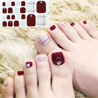 Buy h014 22Tips/Sheet Toenail Sticker