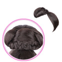 Synthetic Hair Buns With Bangs