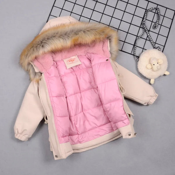 Fur Collar Jackets for Girls