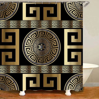 Buy only-shower-curtain6 Modern Geometric Shower Curtain Set