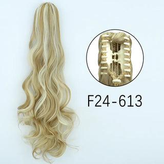 Buy w-f24-613 Claw Clip on Ponytail Hair Extensions