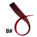 Color Ombre Straight Hair Extension Clip in Hairpieces