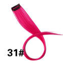 Color Ombre Straight Hair Extension Clip in Hairpieces