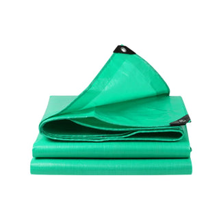 Buy green PE Rainproof Canvas Camping Tarp