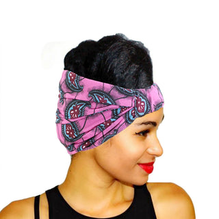 Buy 184b-pk African Pattern Print Headband