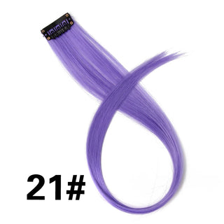 Buy 21 Color Ombre Straight Hair Extension Clip in Hairpieces