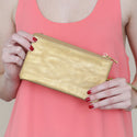 005 - Leather Wallet With Detachable Wristlet