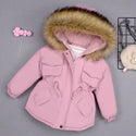 Fur Collar Jackets for Girls