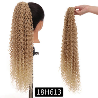 Buy 1b-27hl Synthetic 22inch Drawstring Ponytail Extensions