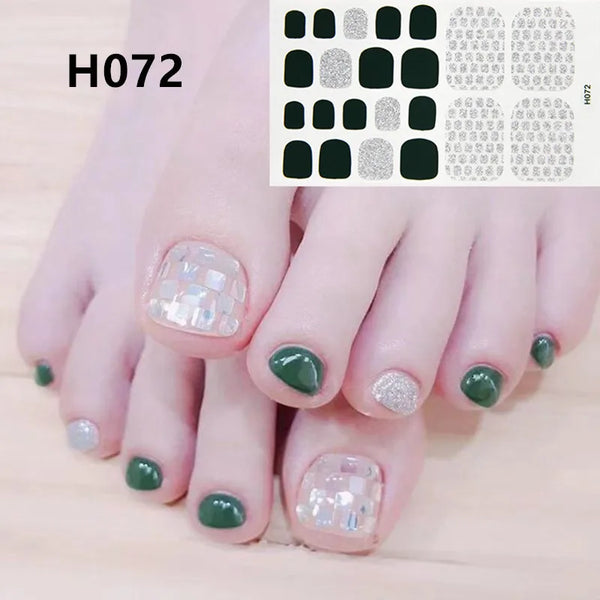 22Tips/Sheet Toenail Sticker