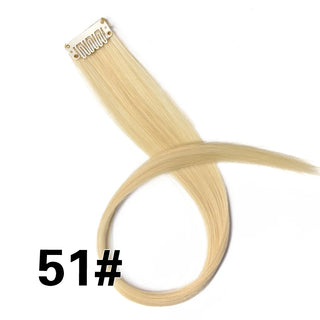 Buy 51 Color Ombre Straight Hair Extension Clip in Hairpieces