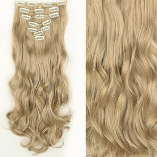 Buy 15 22Inch Long Straight Wavy Hair Extension 7Pcs/Set 16 Clips