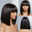 Straight Bob Wig With Bangs for Women