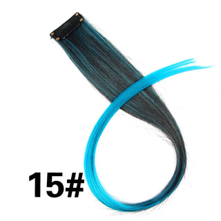 Buy 15 Color Ombre Straight Hair Extension Clip in Hairpieces