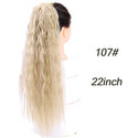 Synthetic 22inch Drawstring Ponytail Extensions