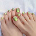 Aurora Mirror Toe Nails