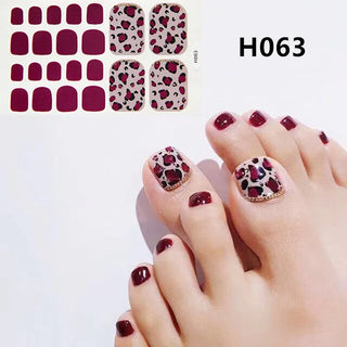 Buy h063 22Tips/Sheet Toenail Sticker