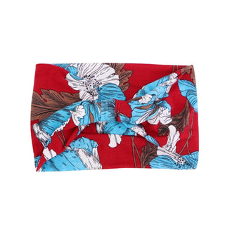 Buy 1001f-red-lake-blue African Pattern Print Headband