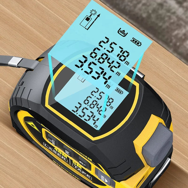 3 in 1 Laser Tape Measure