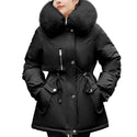 Women'S Winter Jacket Winter Coat Coat Parka Outdoor Street Daily Winter Fall Long Coat Regular Fit Adjustable Windproof Warm