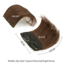 10-20cm Human Hair Invisable Seamless Hair Pad Extension