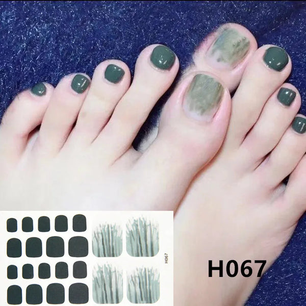 22Tips/Sheet Toenail Sticker