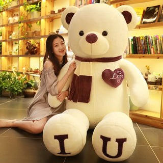 Buy 14 100cm Plush Toy Teddy Bear Giant  T Shirt Soft Stuffed Animals Pillow Dolls Grilfriend Kids Wife Birthday Valentines Day Decor