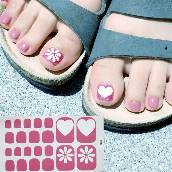 22Tips/Sheet Toenail Sticker