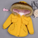 Fur Collar Jackets for Girls