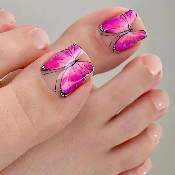 Acrylic Press Toe Nails