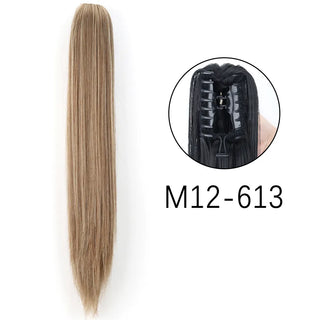 Buy s-m12-613 Claw Clip on Ponytail Hair Extensions