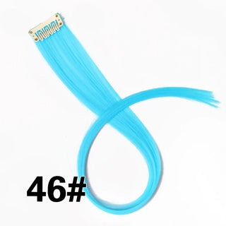 Buy 46 Color Ombre Straight Hair Extension Clip in Hairpieces