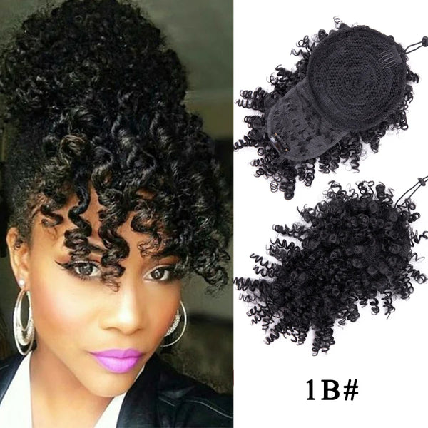 Synthetic Curly Bangs