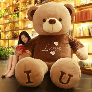 Buy 7-iu 100cm Plush Toy Teddy Bear Giant  T Shirt Soft Stuffed Animals Pillow Dolls Grilfriend Kids Wife Birthday Valentines Day Decor