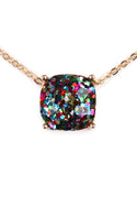 Cushion Glitter Necklace