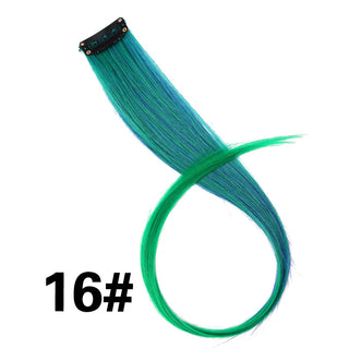 Buy 16 Color Ombre Straight Hair Extension Clip in Hairpieces