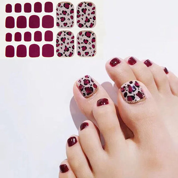 22Tips/Sheet Toenail Sticker