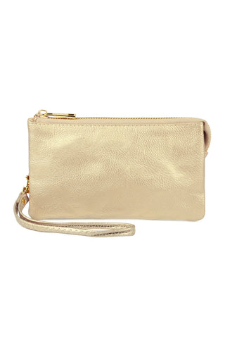 Buy rose-gold 005 - Leather Wallet With Detachable Wristlet