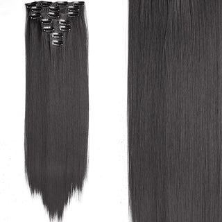 Buy 2 22Inch Long Straight Wavy Hair Extension 7Pcs/Set 16 Clips