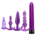 5 Pcs/Set Silicone Anal Vibrator Sex Toys