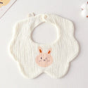 Cotton Gauze Baby Print Bibs Infant Bib