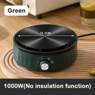 Buy 1000w-green 1000W Electric Mini Coffee Heater Milk Tea Mocha Heating Stove Hot Plate Multifunctional Cooking Pot Oven Small Furnace Cooker