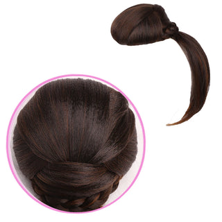 Buy dome-1-430 Synthetic Hair Buns With Bangs