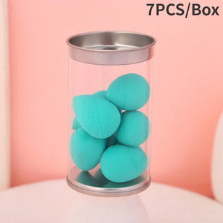 Buy green-7pcs Mini Makeup Sponge