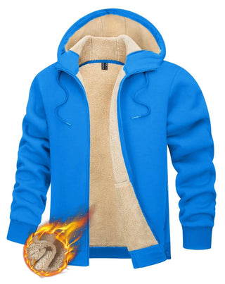 Buy azure-blue Sherpa Hoodie