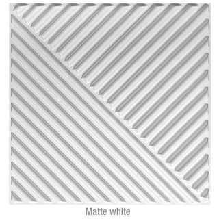 Buy f1-matte-white 30x30cm  Non-Self-Adhesive 3D Wall Sticker