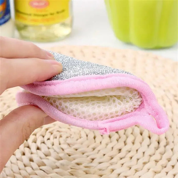 5Pcs Double Side Dishwashing Sponge Dish