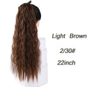 Synthetic 22inch Drawstring Ponytail Extensions