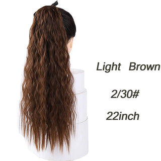 Buy natural-color Synthetic 22inch Drawstring Ponytail Extensions