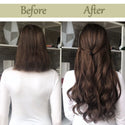 22Inch Long Straight Wavy Hair Extension 7Pcs/Set 16 Clips